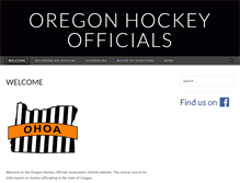 Tablet Screenshot of oregonhockeyofficials.com